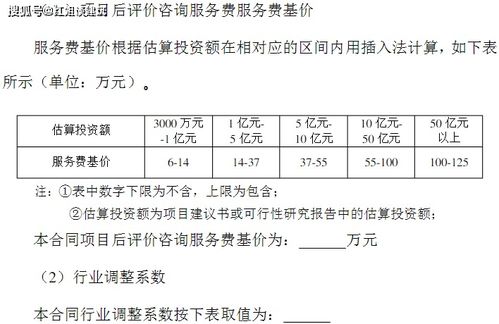 全过程工程咨询服务中的项目策划与公关服务及费用标准参考
